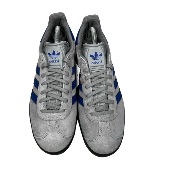 Adidas Originals Gazelle Grey Collegiate Blue Shoes IH3815 Men\'s Sizes 8.5 -10 main image 4